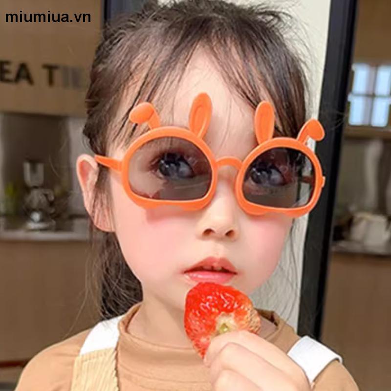 Miumiua🔮Dễ Thương Kính Mát Phân Cực Chống Tia uv Hình Thỏ Đáng Yêu Cho Bé