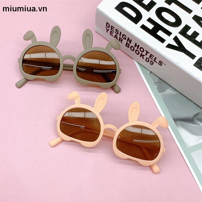 Miumiua🔮Dễ Thương Kính Mát Phân Cực Chống Tia uv Hình Thỏ Đáng Yêu Cho Bé