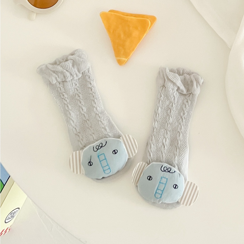 Áo liền quần PINPOO hoạt hình chú voi xanh lam đáng yêu cho bé