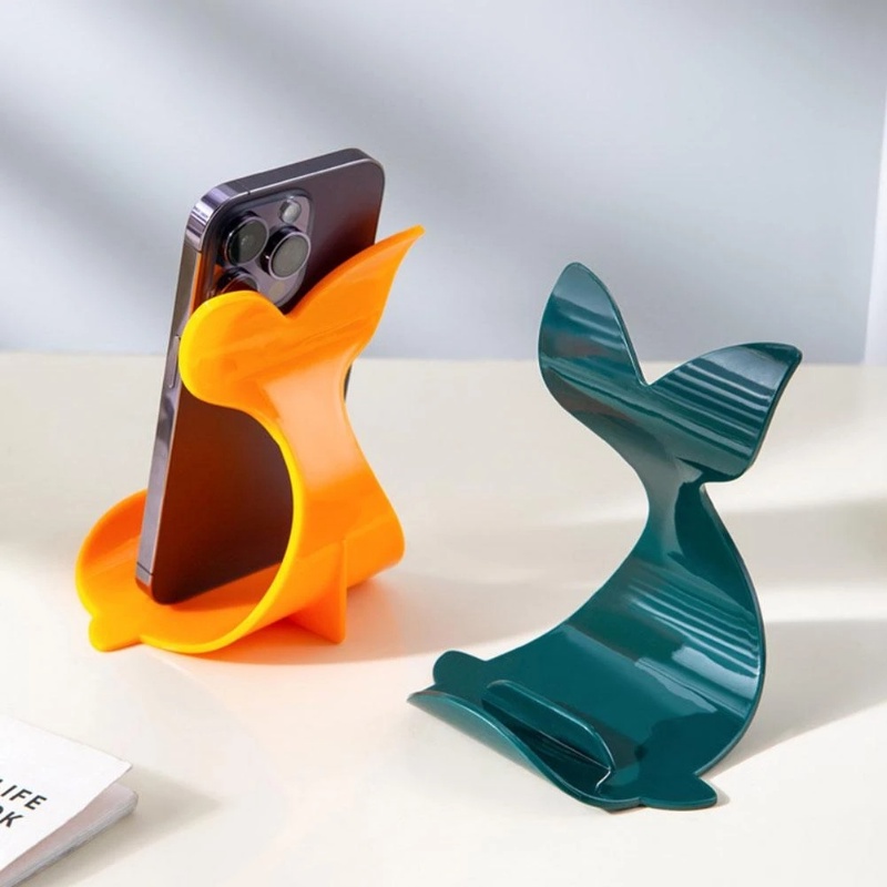 Giá Đỡ Điện Thoại / Máy Tính Bảng Hình Cá Voi Hoạt Hình Sáng Tạo