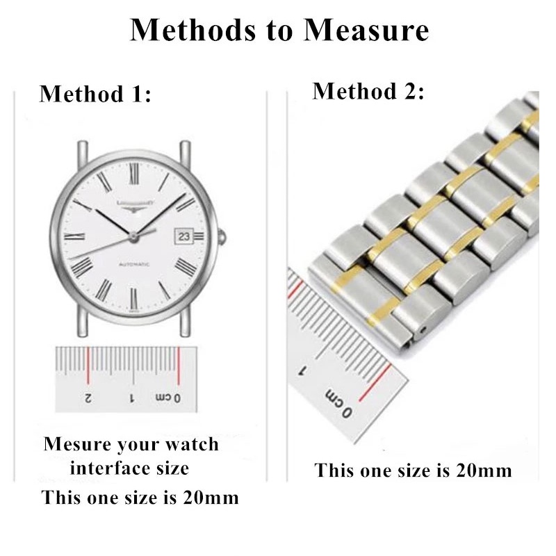 Dây Đeo Đồng Hồ Bằng Thép Không Gỉ 9 Khớp Nối Cho Omega 18mm 19mm 20mm