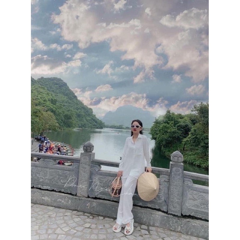 Set bộ đũi trắng dài tay 2 túi hộp nhiều màu sắc b130 HASCOO DD