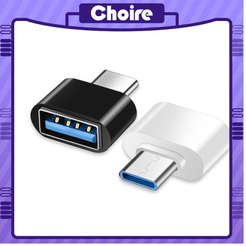 Đầu chuyển USB 2.0 ra Type C OTG để kết nối chuột bàn phím/tay cầm-CH