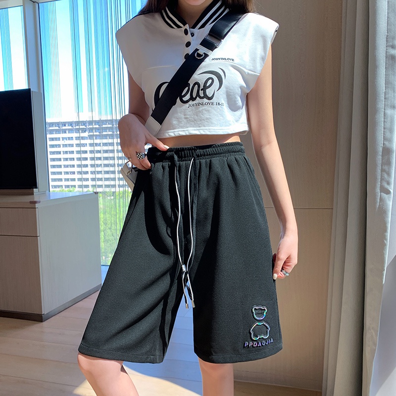 NRVP Quần Short Thể Thao Dáng Rộng Phong Cách Thời Trang Hàn Quốc
