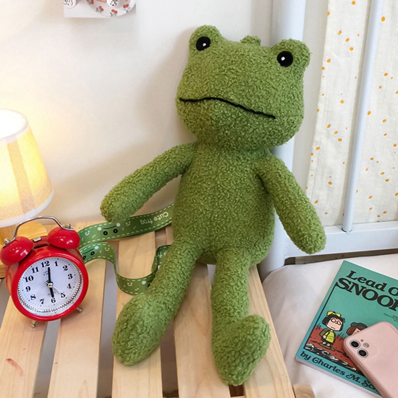 Túi Đeo Chéo Hình Chú Ếch Hoạt Hình Vui Nhộn