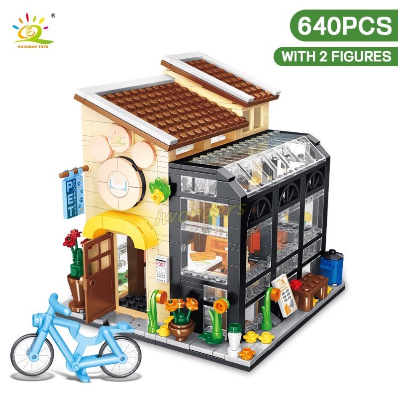 Bộ Đồ Chơi Lắp Ráp Quán Cà Phê Sáng Tạo Cho Bé