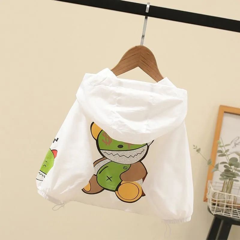 Áo Khoác Chống Nắng Tia UV Trọng Lượng Nhẹ Thoáng Khí Thời Trang Mùa Hè Cho Bé Trai