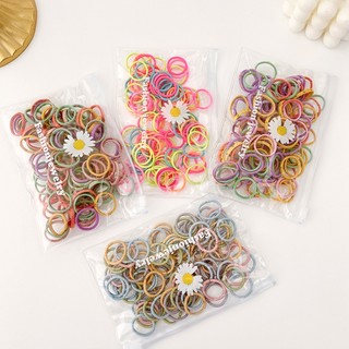 Set 100 Dây Thun Cột Tóc Nhiều Màu
