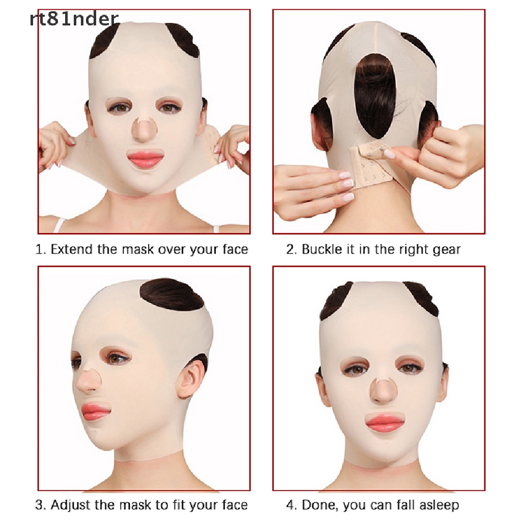 Rt Đai Đeo Nâng Cơ Mặt Co Giãn Tạo Cằm Chữ V Cho Nữ