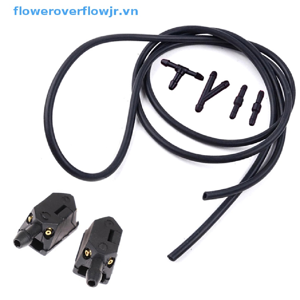 Set 7 Vòi Phun Nước Rửa Kính Chắn Gió Phía Trước Dài 2m Kèm Đầu Nối HOT