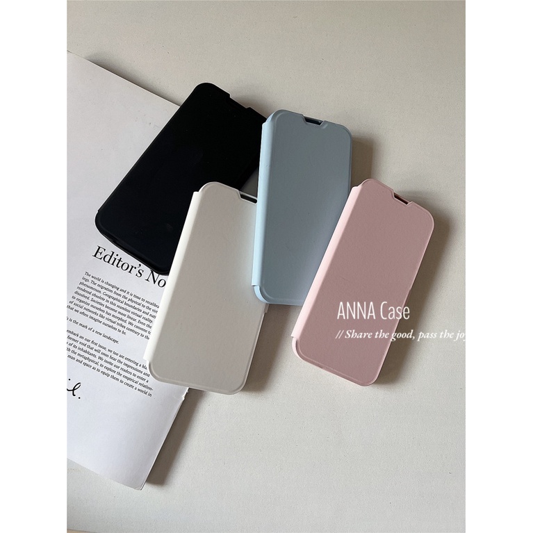 Ốp Điện Thoại Mềm Màu Trơn Chống Rơi Cho Iphone 14promax 13 13promax 12 11 12pro