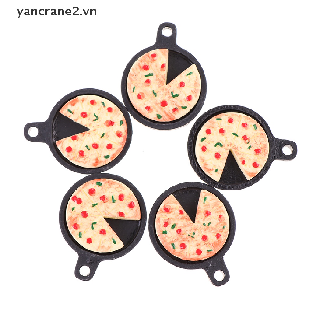 1 Bộ Đĩa Đựng Bánh Pizza Trái Cây Đồ Chơi Bằng Nhựa Resin Thu Nhỏ Dành Cho Trẻ Em {yancrane2.vn}