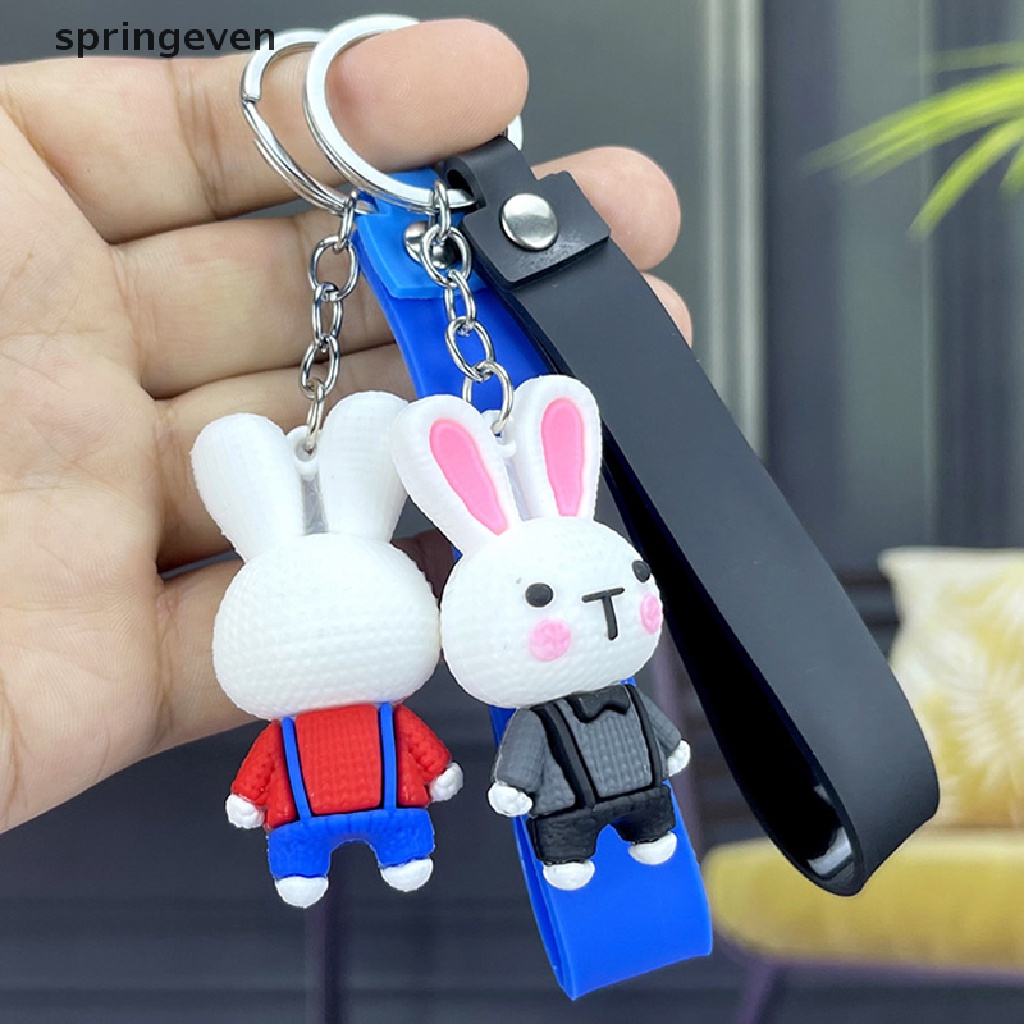 Móc Khóa Hình Thỏ Hồng Dễ Thương Cho Nữ