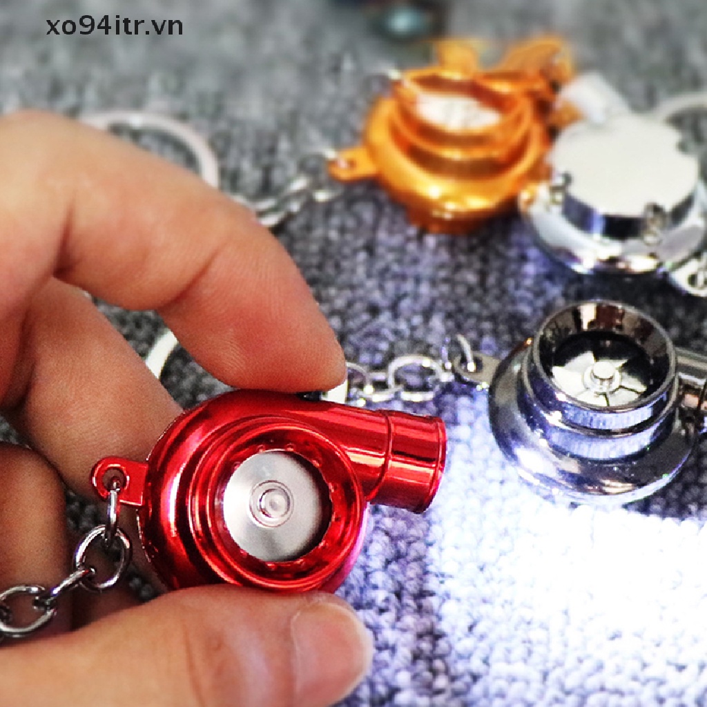 Xoitr Móc Khóa Tua Bin Tăng Áp Điện Mini Có Đèn LED Và Âm Thanh Sáng Tạo Chủ Đề Chìa Khóa Xe Hơi VN