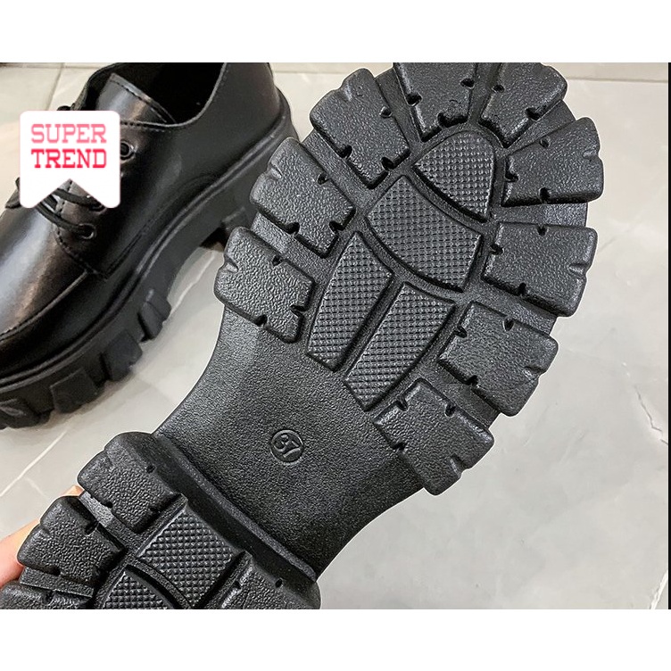 Giày Đế Dày Cột Dây Phong Cách Ulzzang Hợp Thời Trang Dễ Phối Đồ