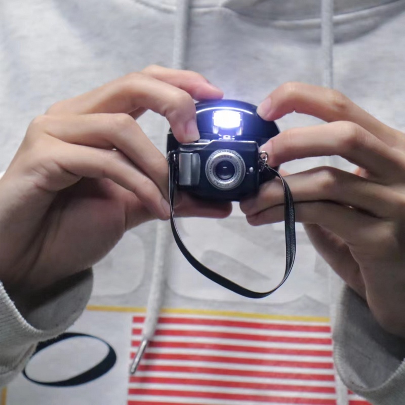 Vỏ Bảo Vệ Hộp Sạc Tai Nghe Edifier X2 Có Móc Treo Hình Máy Ảnh Kèm Đèn Led