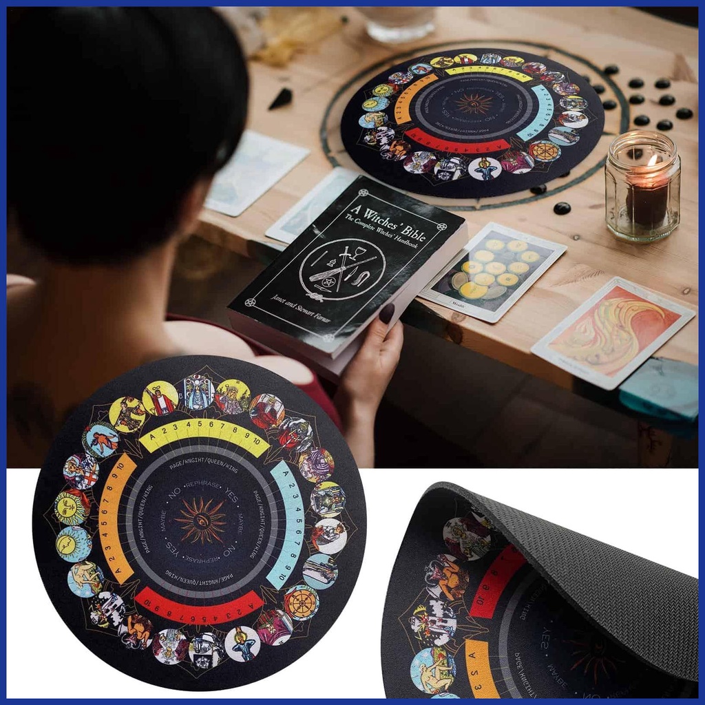 Bói toán mat tarot card khăn trải bàn con lắc siêu hình ban con lắc unqiue món quà phù thủy để chữa bệnh tâm linh aiavn aiavn