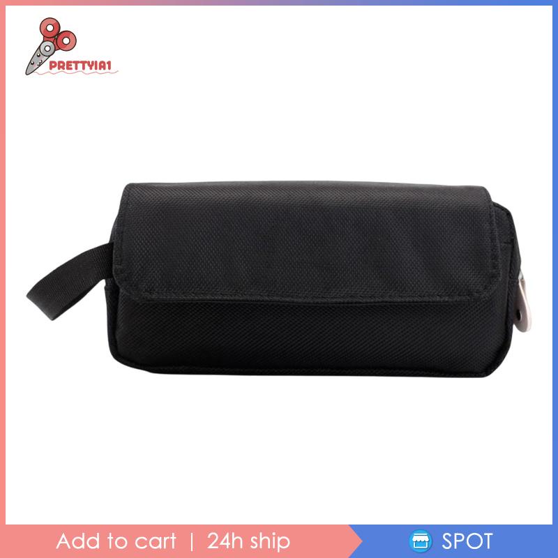 [Prettyia1] Túi Đựng Bút / Đồ Trang Điểm Sức Chứa Lớn Có Dây Kéo