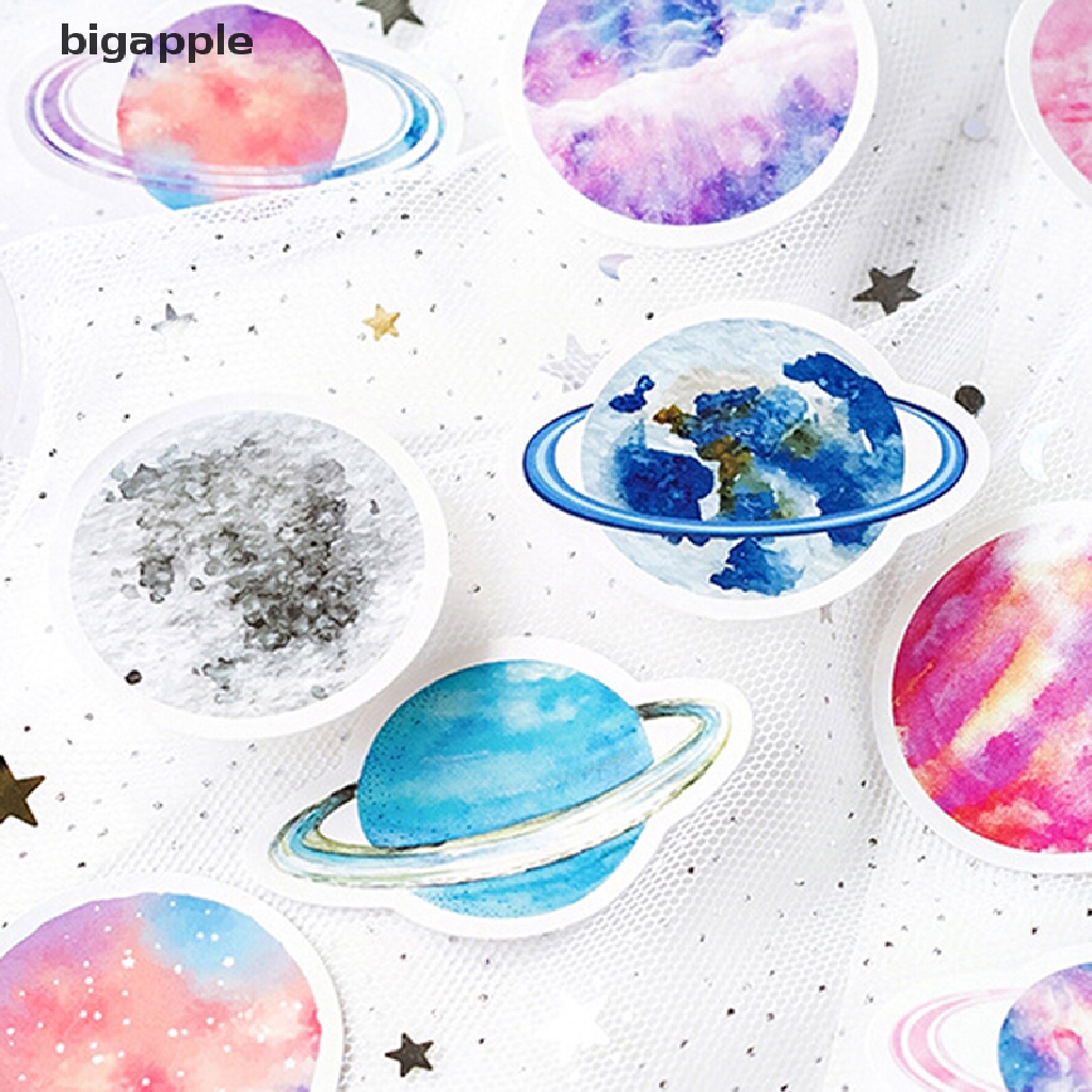 Bigapple Hộp 45 Miếng Hình Hành Tinh Đẹp Trang Trí Sổ Tay Nhật Ký DIY RDG