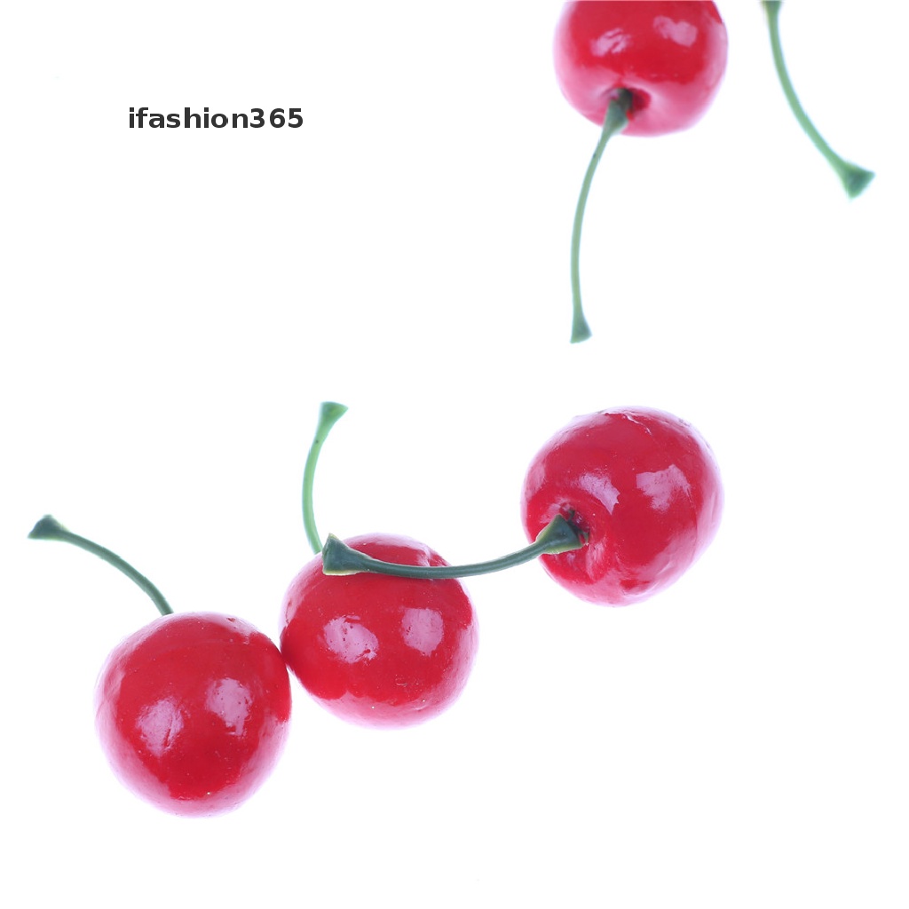 Set 10 Quả Cherry Giả Mini Trang Trí Nhà Bếp Vui Nhộn ifashion365