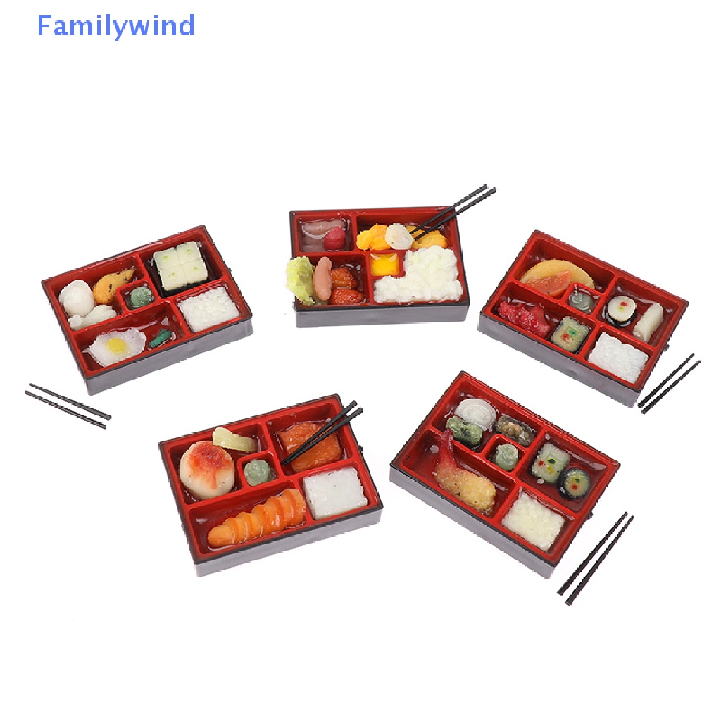 Set Hộp Cơm + Muỗng Nĩa Phong Cách Nhật Bản 1: 12 Cho Nhà Búp Bê