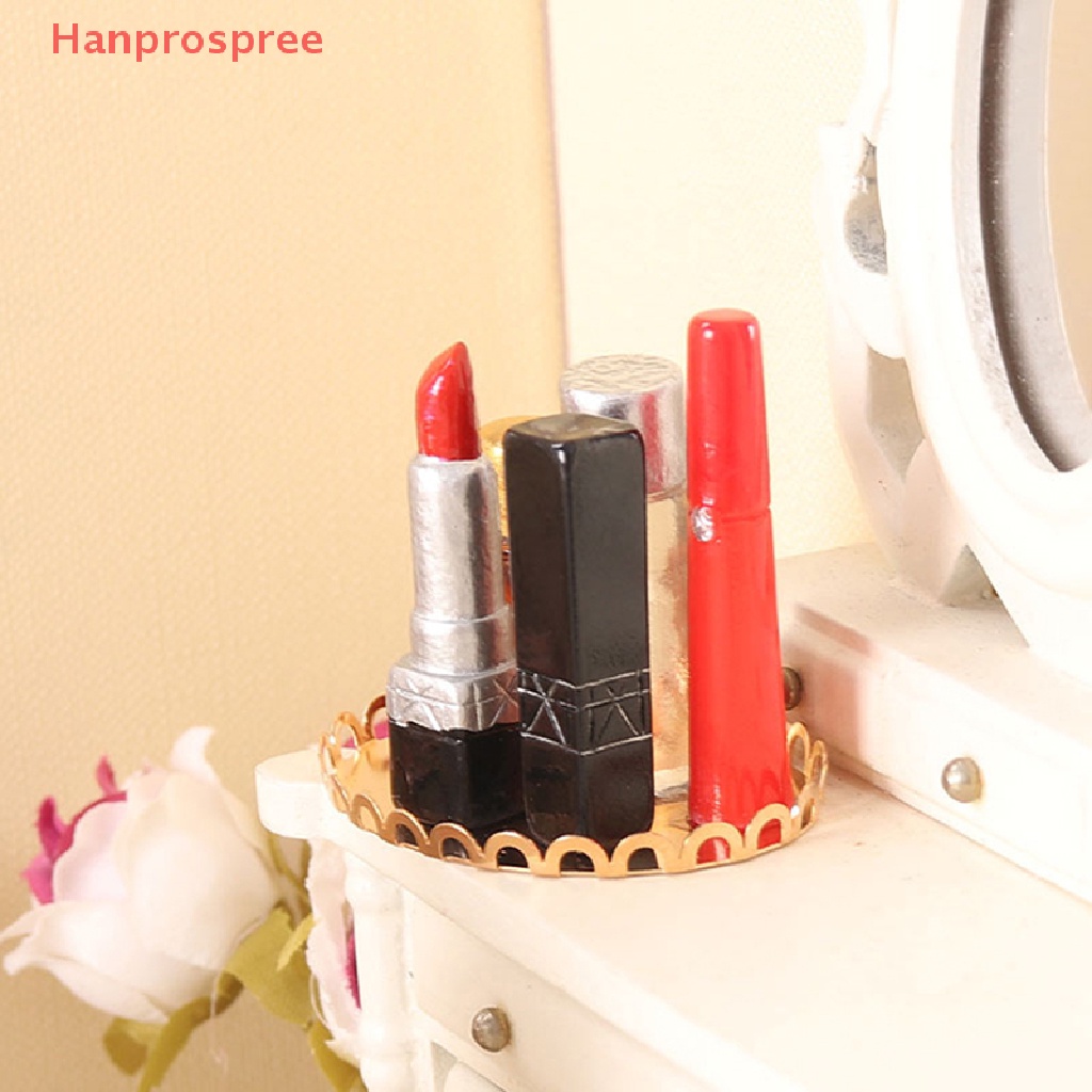 Mô Hình Bộ Dụng Cụ Trang Điểm Môi Mini Tỉ Lệ 1: 6 Trang Trí Nhà Búp Bê