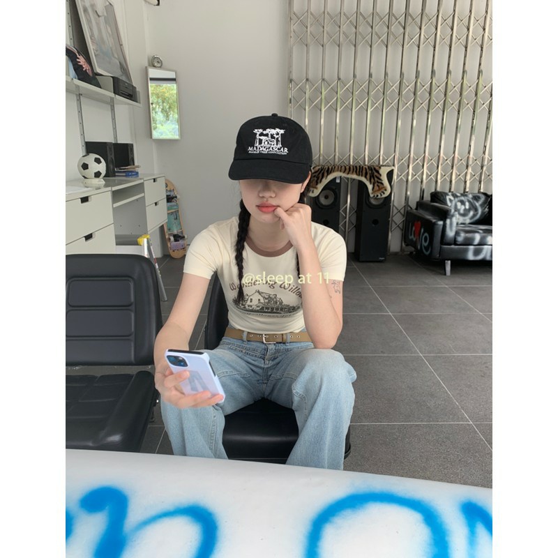 NRVP Áo Thun Tay Ngắn In Họa Tiết Phong Cách Hàn Quốc Mới Cho Nữ