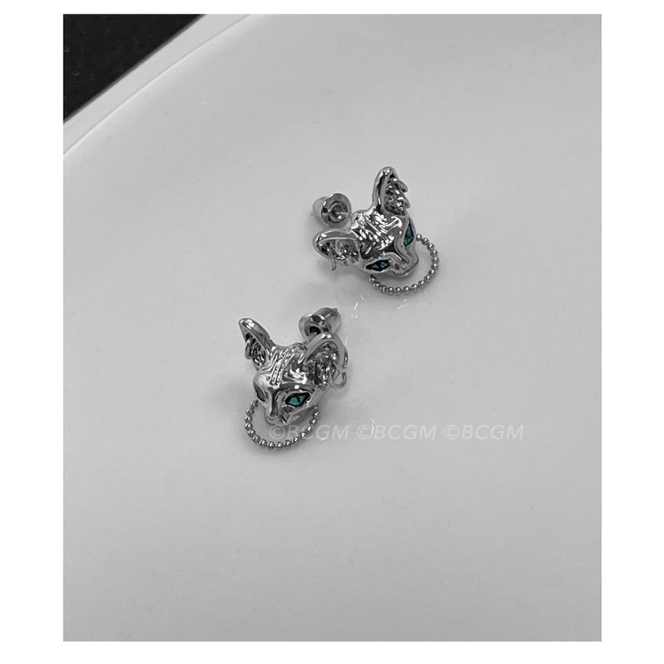 Khuyên Tai Hình Đầu Mèo Phong Cách Âu Mỹ Độc Đáo Thời Trang Mới