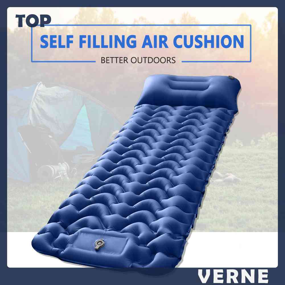 Nệm Ngủ Bơm Hơi TPU Nylon Tự Phục Hồi Có Thể Gấp Gọn Dùng Khi Đi Cắm Trại