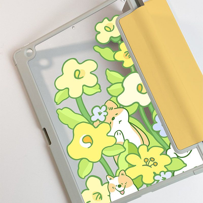 Ốp Máy Tính Bảng Bằng Acrylic Có Ngăn Đựng Bút Cho iPad gen 9 iPad gen 10 2022 iPad 2021 Pro 11 2019 2020 10.2