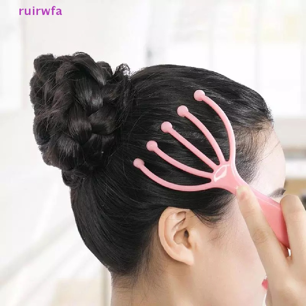 Ruirwfa Rake Dụng Cụ Massage Đầu Thư Giãn Năm Ngón Mới
