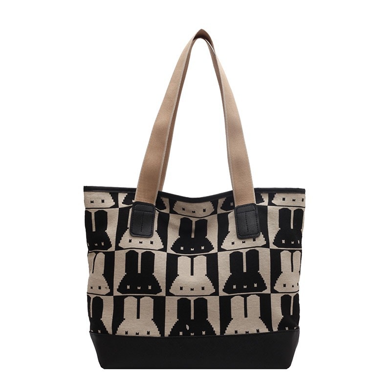 Túi Xách Vải Canvas Cỡ Lớn Thiết Kế Trẻ Trung Hợp Thời Trang