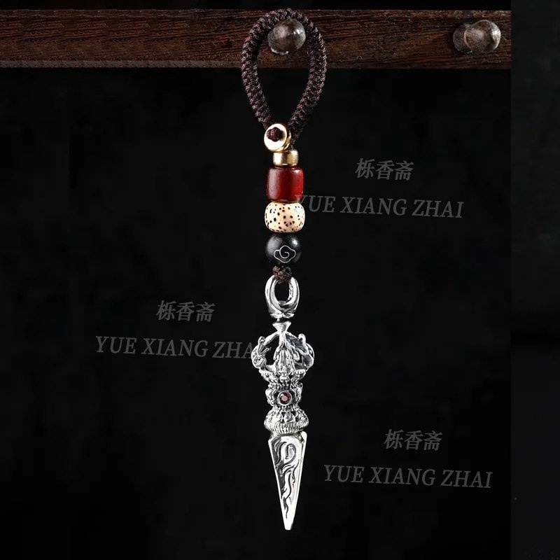 Móc Khóa Xe Hơi Bằng Bạc Sterling Cao Cấp