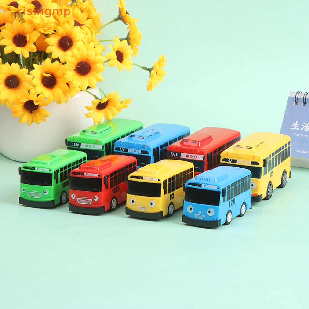 Set 4 Xe Buýt Đồ Chơi Hoạt Hình Xinh Xắn Cho Bé