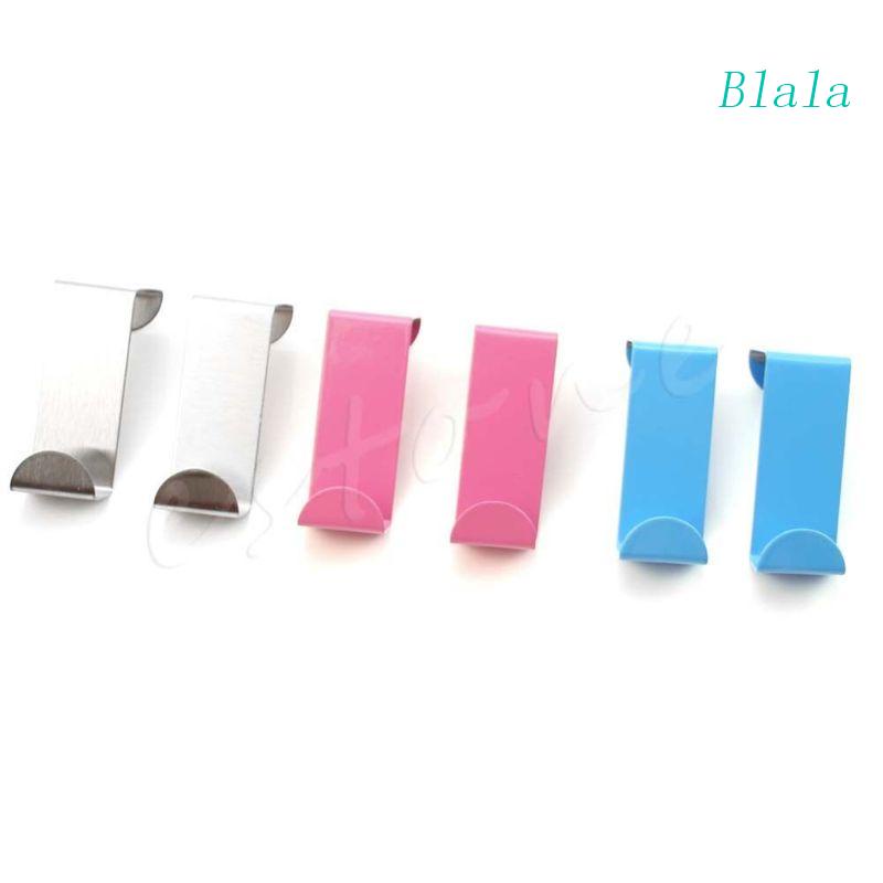 Set 2 Móc Treo Cửa Tự Dính Bằng Thép Không Gỉ Chất Lượng Cao