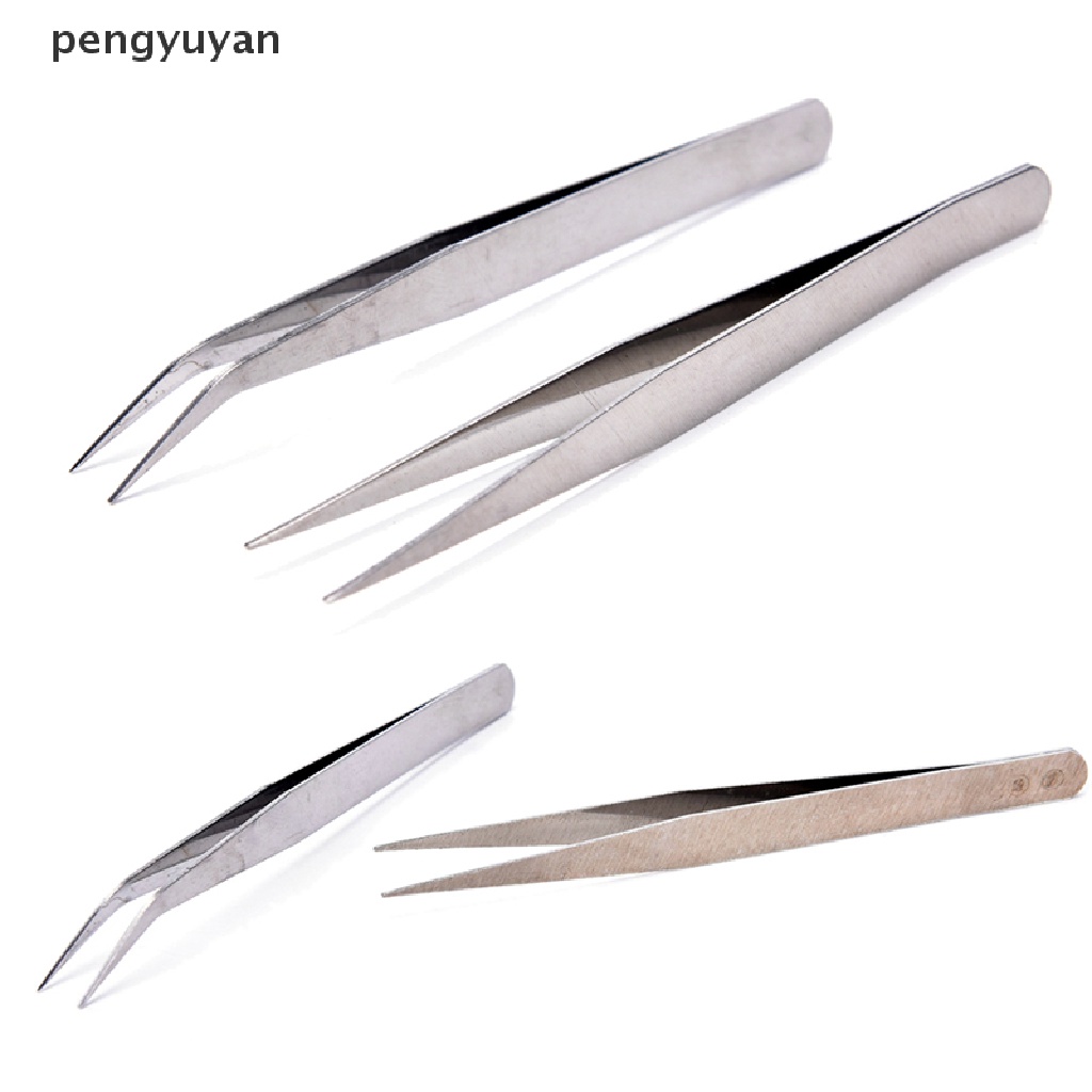 Bộ 2 Nhíp Lấy Lông Mi Bằng Thép Không Gỉ Tiện Dụng