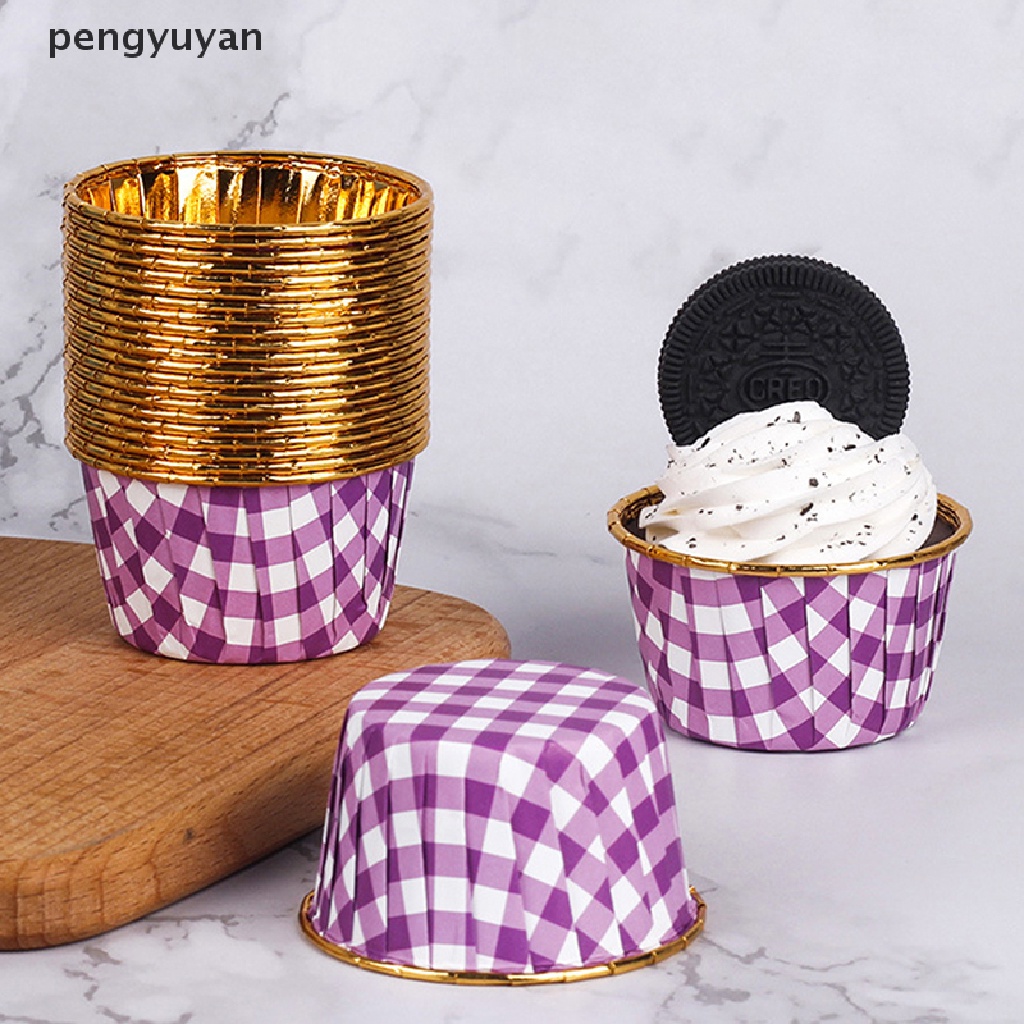 Set 50 Cốc Giấy Làm Bánh cupcake muffin Tiện Dụng