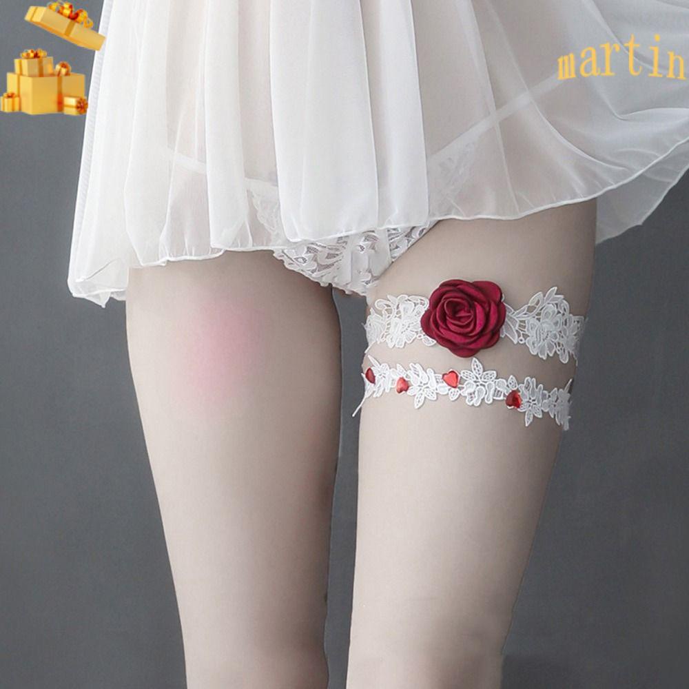Thắt Lưng Ren Hoa Kẹp Tất Chân Hóa Trang Cho Cô Dâu MARTIN1|Dây Đeo Vớ / Quần Tất Xinh Xắn Thời Trang Cho Nữ