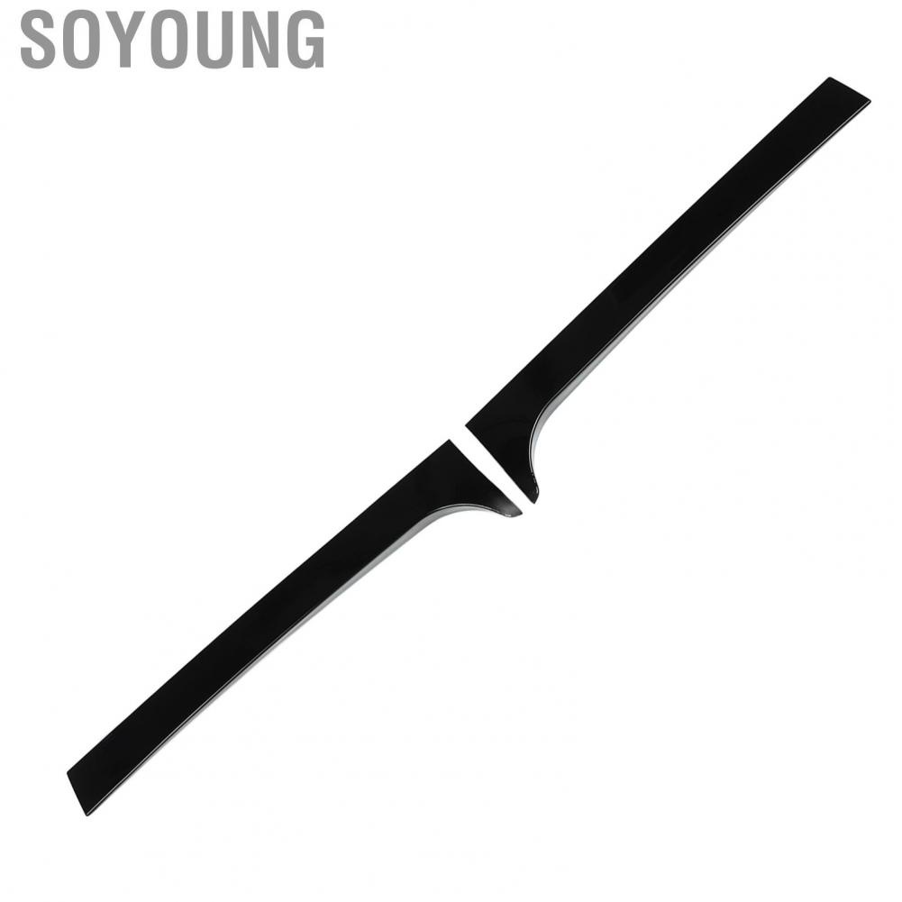 Soyoung Auto Window Side Spoiler Wing  Easy To Install Scratch Resistant Sporty Style Rear Durable for Car