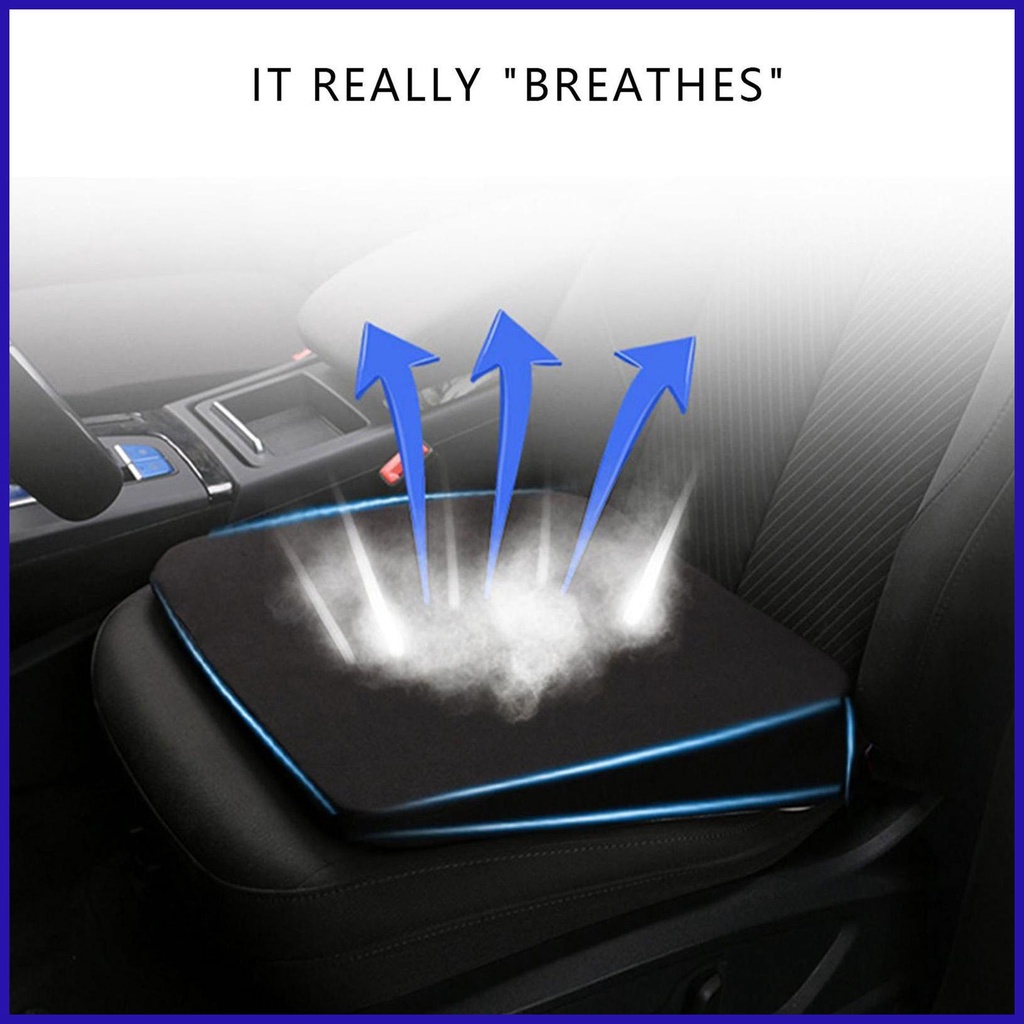 Đệm Nâng Chiều Cao Ghế Ngồi Xe Hơi Thoáng Khí Cho robpvn