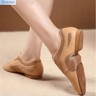 Giày Khiêu Vũ Latin Đế Mềm Phối Lưới Dành Cho Nữ