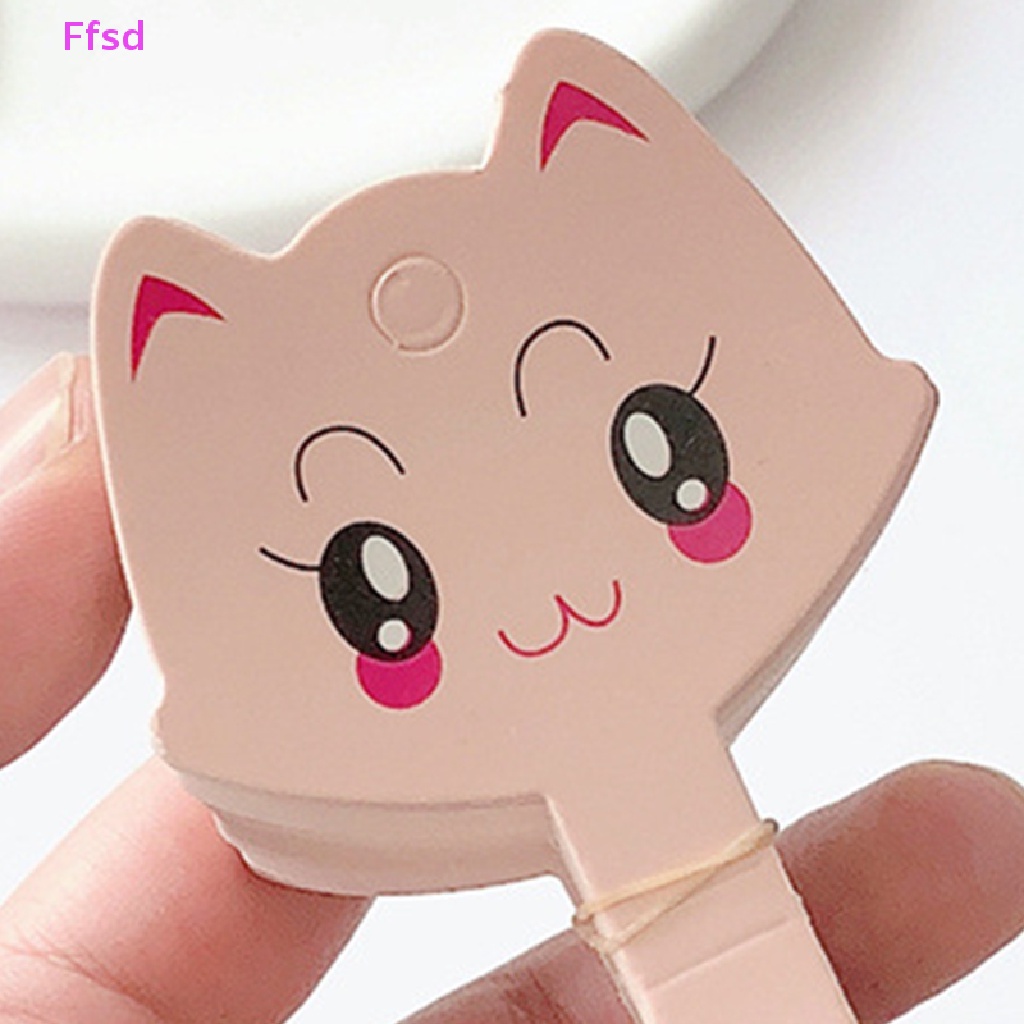 Set 50 Thẻ Giấy Kẹp Tóc / Kẹp Tóc Hình Mèo Màu Hồng DIY