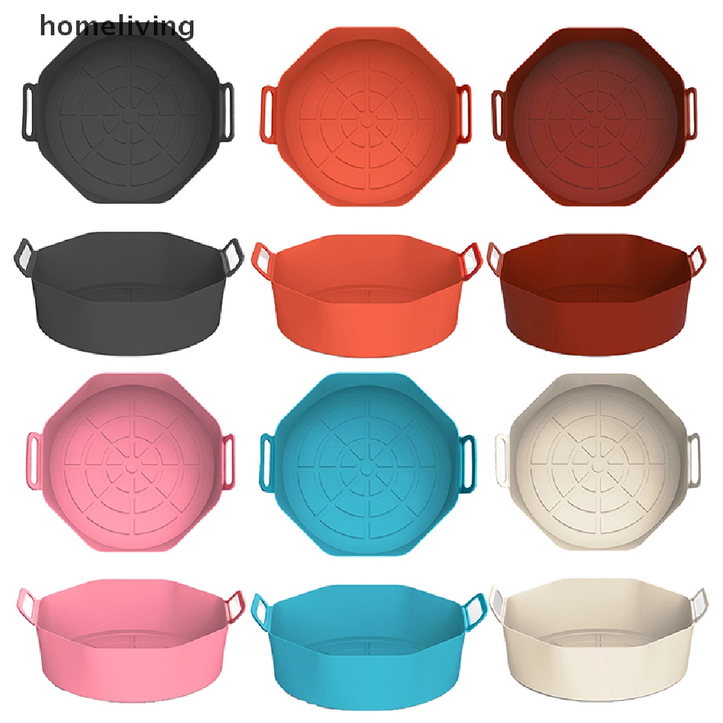 Nồi Chiên Không Dầu Bằng Silicone 17cm Chống Dính Có Thể Tái Sử Dụng