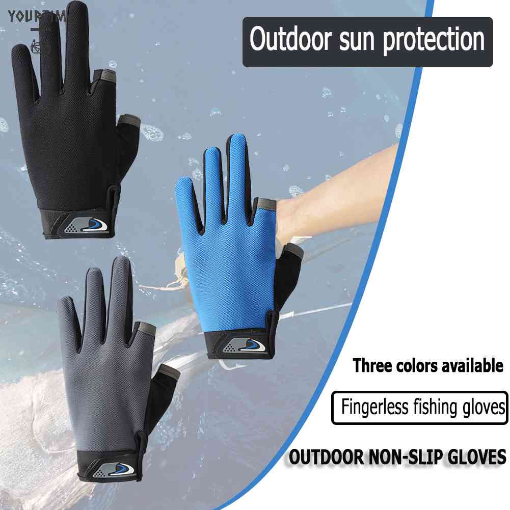 Găng Tay Câu Cá 2 Ngón Chống Trượt Chuyên Dụng Cho Nam Nữ