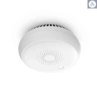 ZigBee Smoke Sensor Wireless Fire Alarm Automatic Intelligent Household Alarm Sensor White RSH-ZigBee-SS01