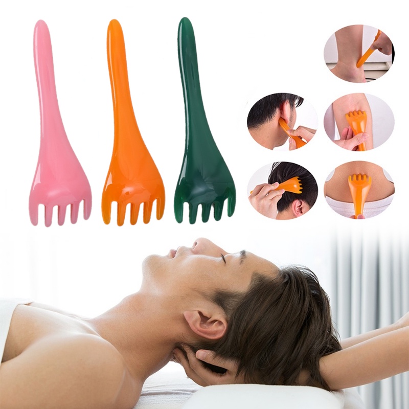 Lược Mát Xa Cơ Thể Bằng Nhựa Resin Di Động Tiện Dụng