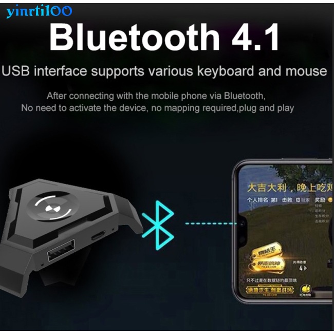 Bộ Bàn Phím Và Chuột Chơi Game Cho Điện Thoại Android Ios