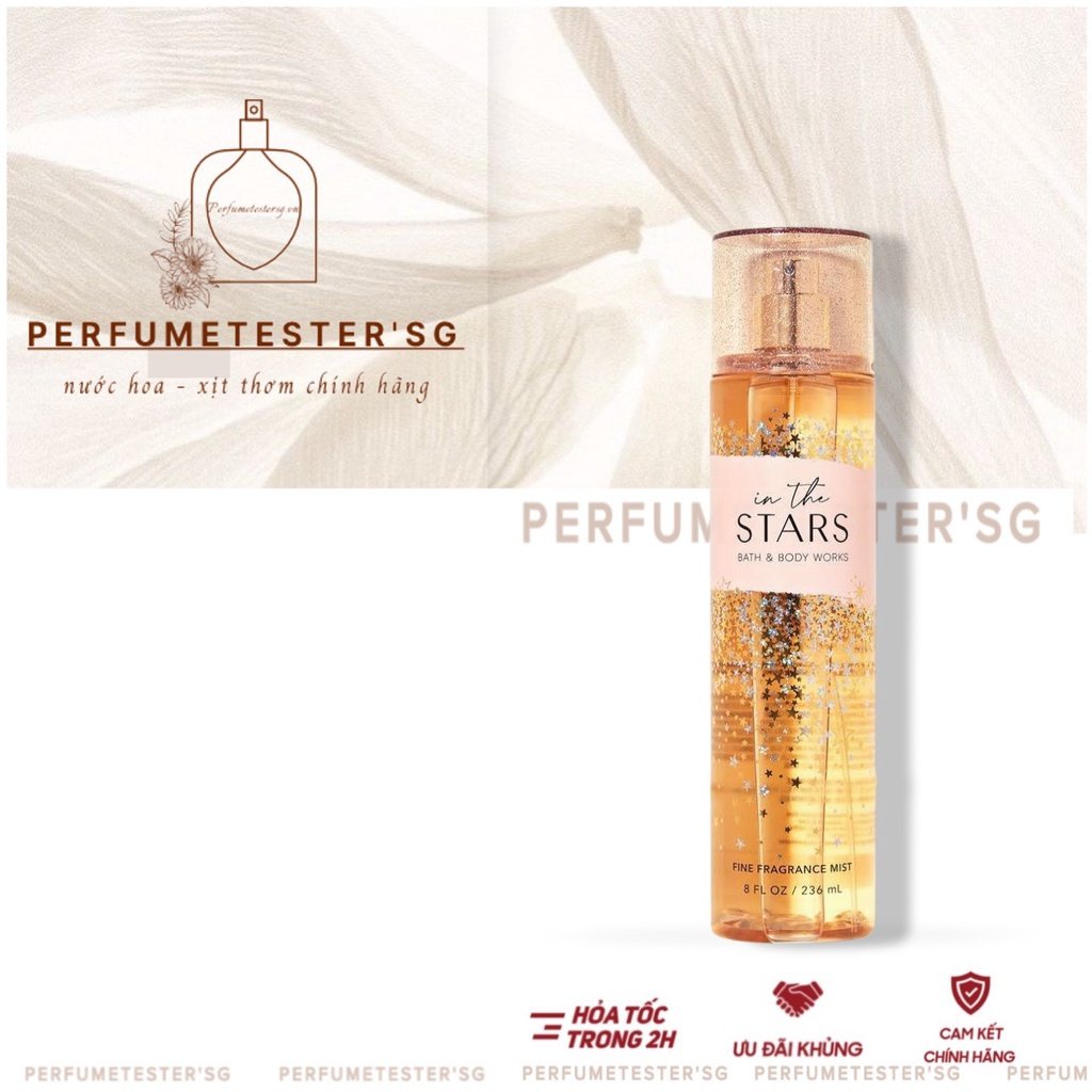 Xịt toàn thân Body Mist Bath & Body Works - In the stars  -perfumetester