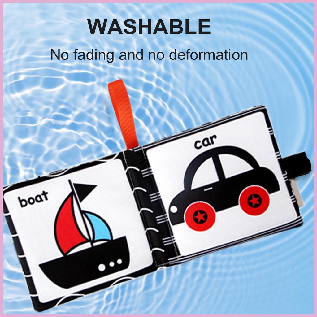 Sách Vải Mềm Mại Tương Phản Cao Dành Cho Bé Sơ Sinh