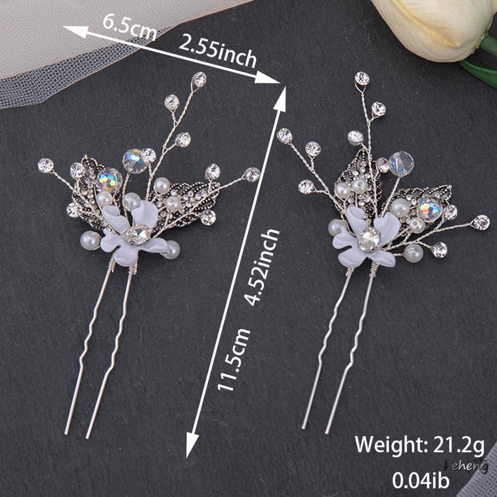 Trâm Cài Tóc Chữ U Lấp Lánh Phong Cách Baroque Cho Nữ